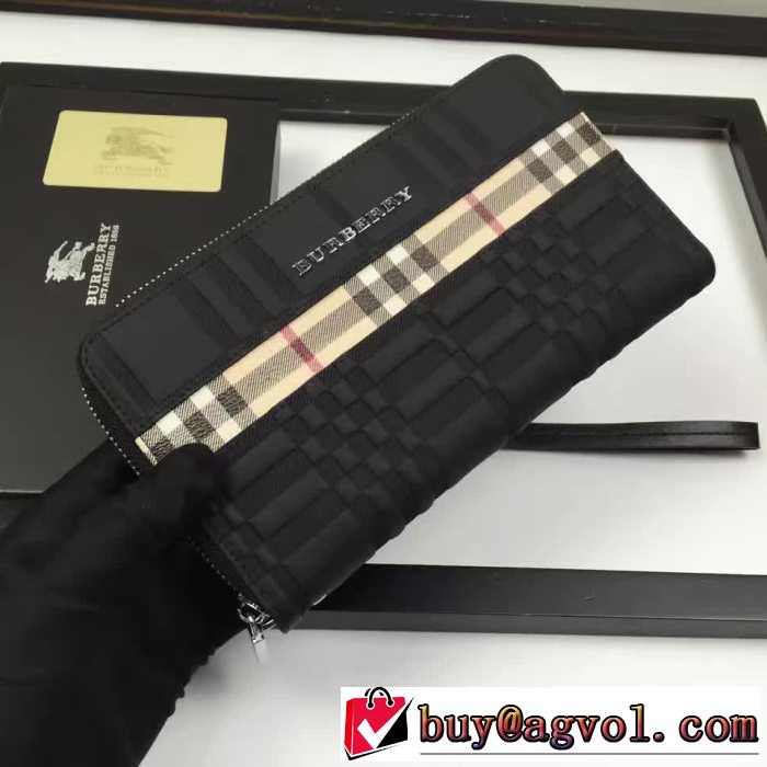 耐久性に優れ 2017春夏 バーバリー BURBERRY ポーチ 長財布