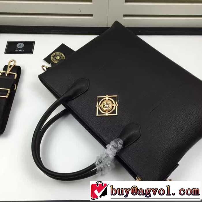 ～希少2017春夏 ヴェルサーチ VERSACE 手持ち&ショルダー掛け