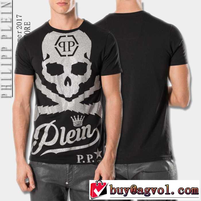 2017春夏選べる極上 フィリッププレイン PHILIPP PLEIN 半袖Tシャツ 2色可選