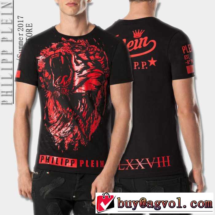 2017春夏 上品上質 フィリッププレイン PHILIPP PLEIN 半袖Tシャツ 3色可選