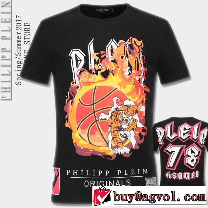 長く愛用できる 2017春夏 フィリッププレイン PHILIPP PLEIN 半袖Tシャツ 2色可選