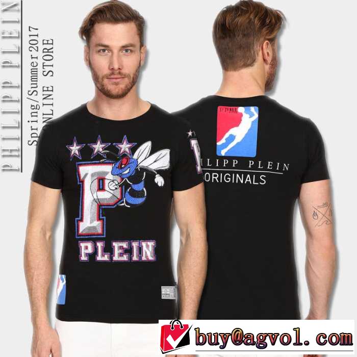 人気新品★超特価★ 2017春夏 フィリッププレイン PHILIPP PLEIN 半袖Tシャツ 3色可選