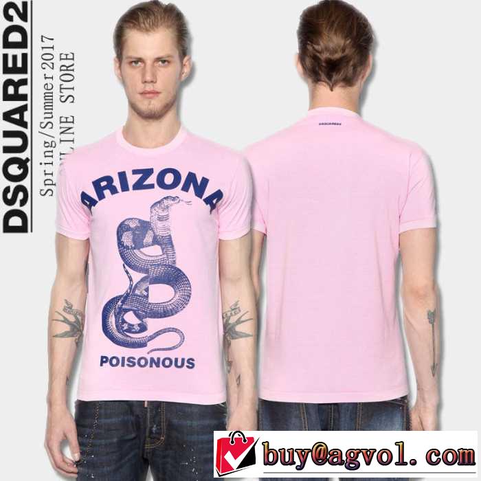 2017春夏 存在感のある ディースクエアード DSQUARED2 半袖Tシャツ 4色可選