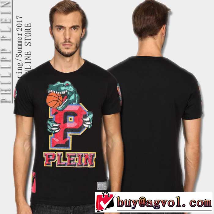 2017春夏 フィリッププレイン PHILIPP PLEIN豊富なサイズ  半袖Tシャツ 3色可選