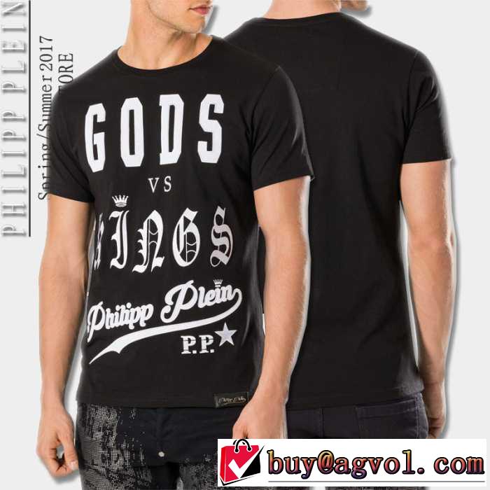 2017春夏 人気商品登場 フィリッププレイン PHILIPP PLEIN 半袖Tシャツ 2色可選