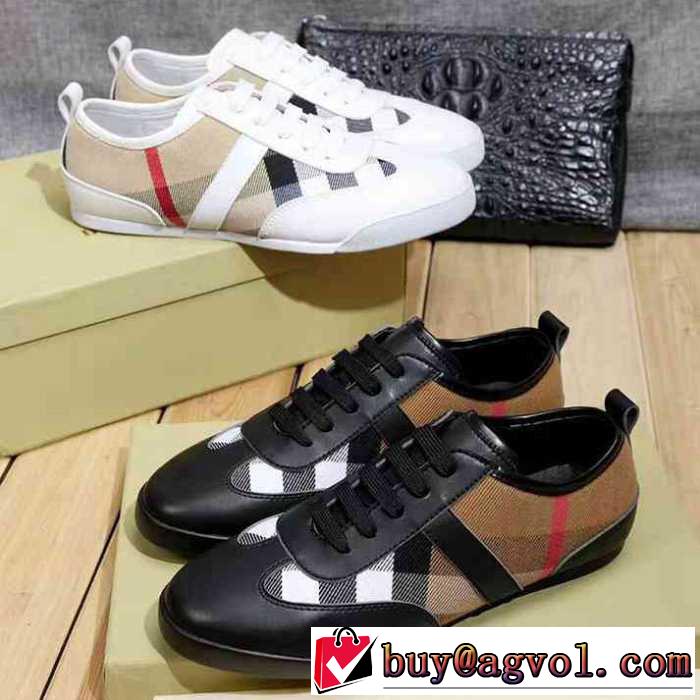2017春夏 セール中 バーバリー BURBERRY スニーカー 2色可選