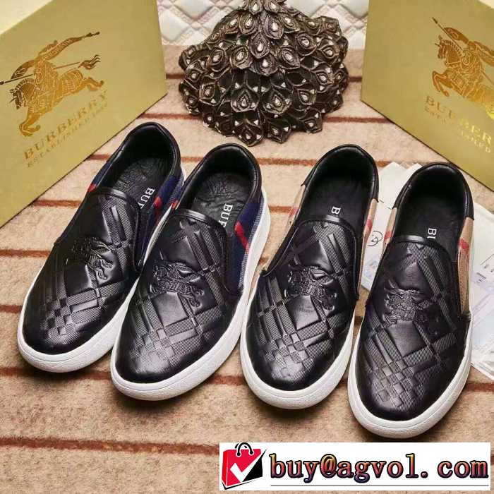2017春夏コスパ最高のプライス バーバリー BURBERRY フラットシューズ 2色可選