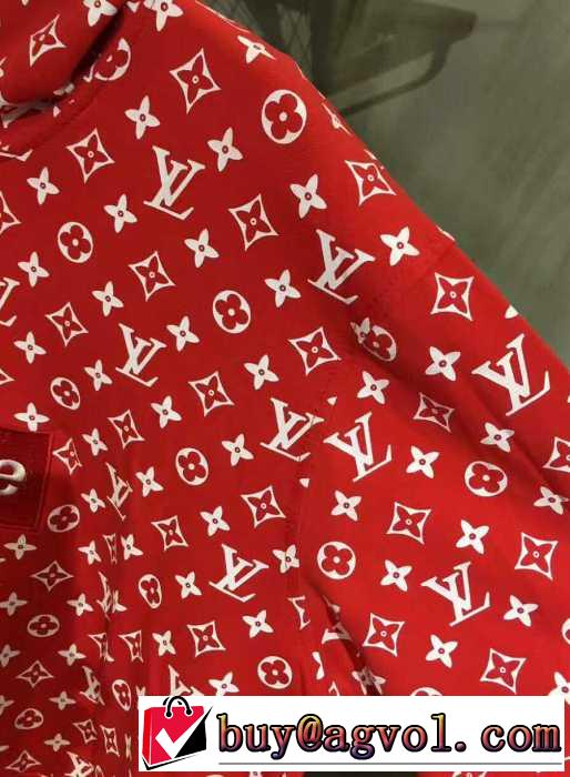 快適な状態をキープする17SS Supreme x LV シュプリーム SUPREME 速乾性に優れたパーカー.