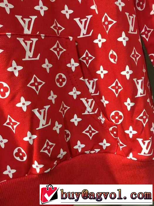 快適な状態をキープする17SS Supreme x LV シュプリーム SUPREME 速乾性に優れたパーカー.