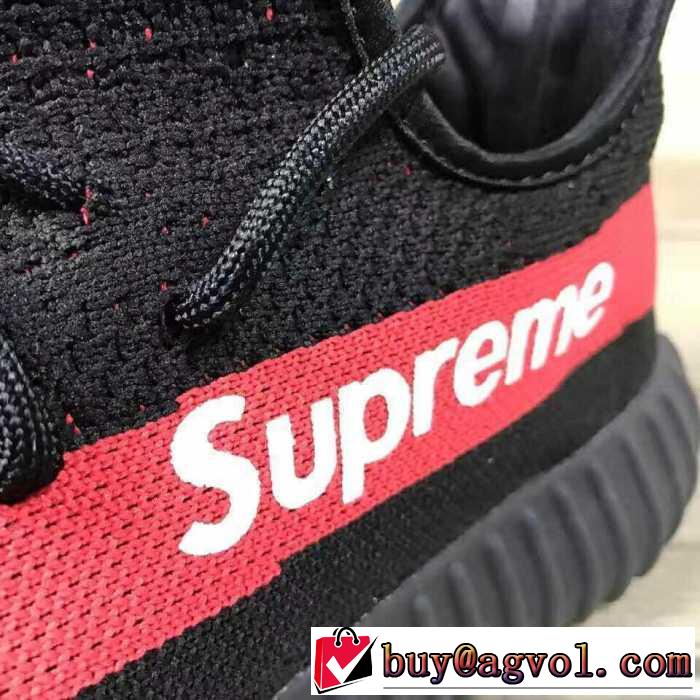 軽やかな履き心地　シュプリームコピー supreme X yeezy 350 実用性も高いランニングシューズ.